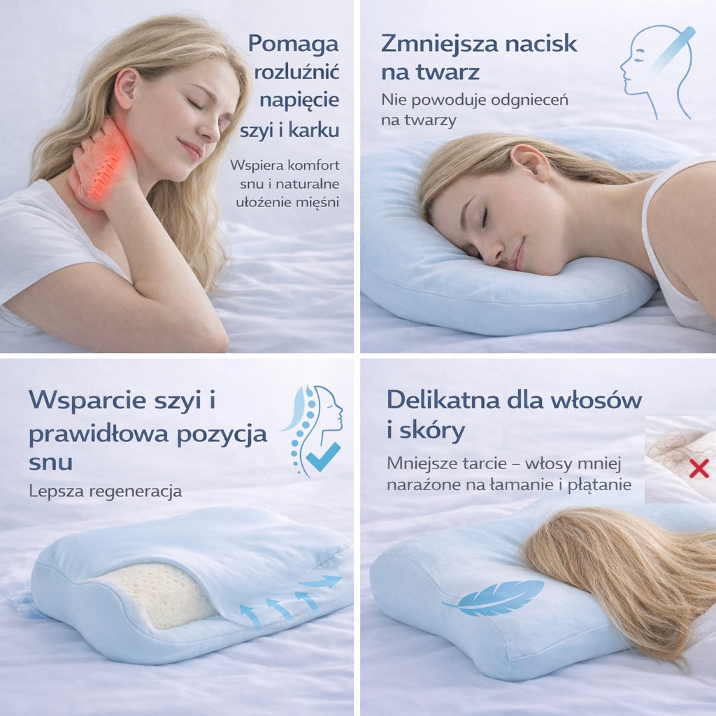 Chmurcia™ – Ergonomiczna Poduszka